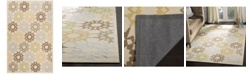Martha Stewart Collection Quilt MSR1843A Creme 5'6" x 8'6" Area Rug